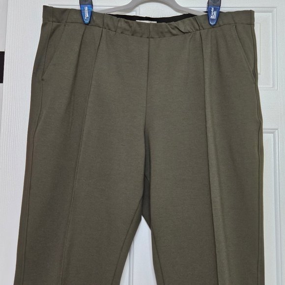 3XL EVERLANE Dream Pant Dark Forest Green Pullon Drawstring Elastic Waist Staple - Picture 2 of 13